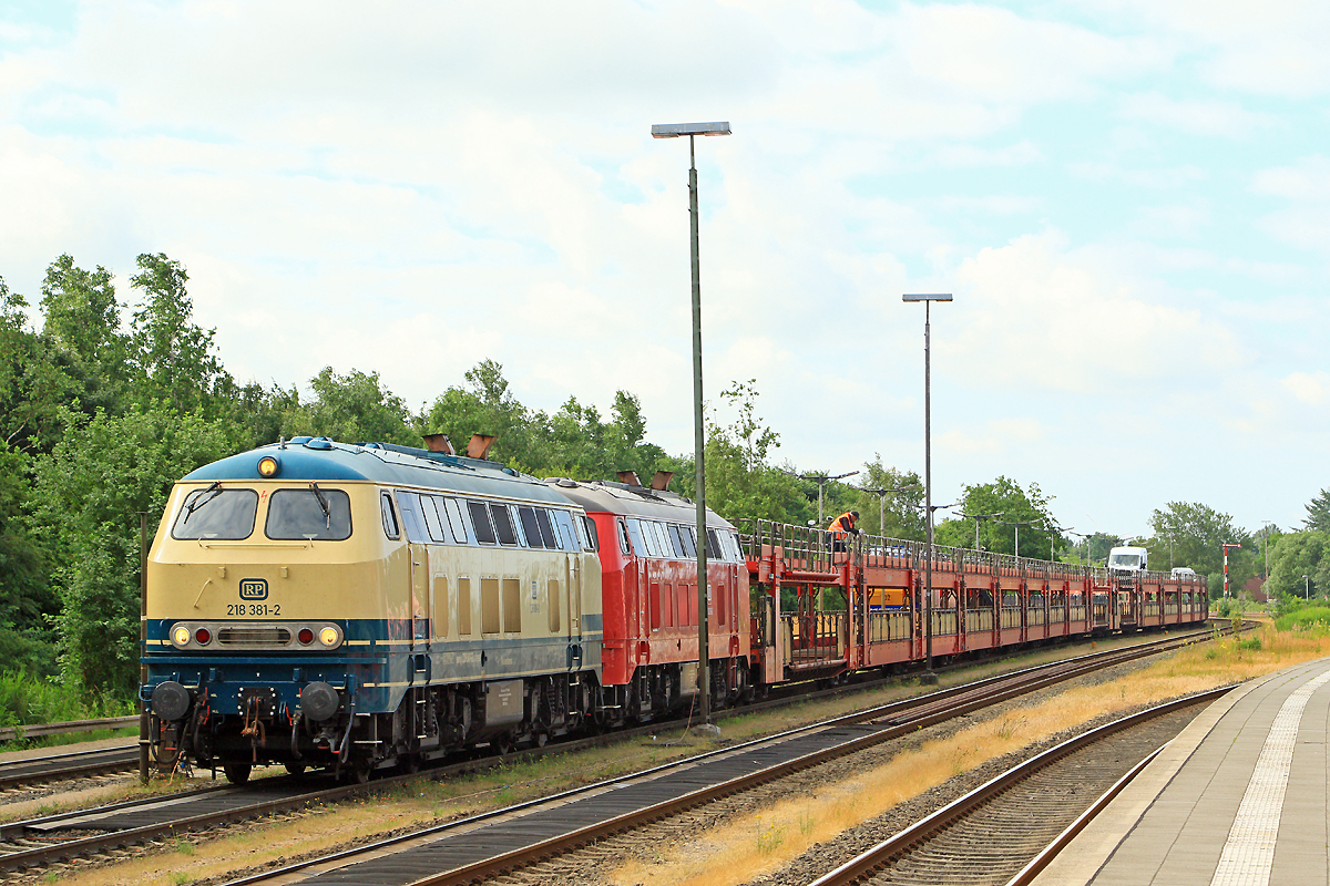 218 381 und 319 am Sylt-Shuttle!